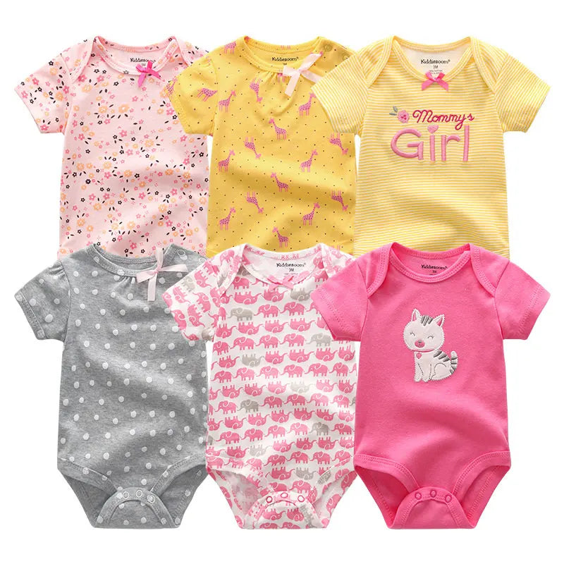 Barboteuses bebe en coton | Douceur maximale , 6 pièces/lot