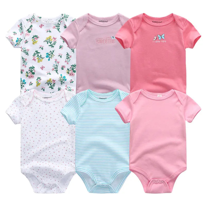 Barboteuses bebe en coton | Douceur maximale , 6 pièces/lot