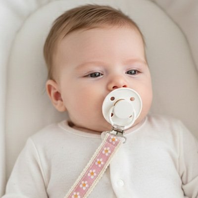 Attache tétine bébé crochet universel compatible sucette et tétine, facile à nettoyer