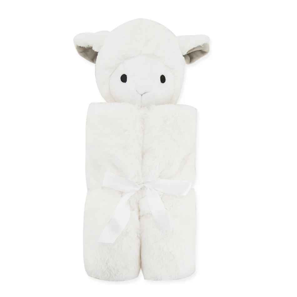 couverture bébé en blanc