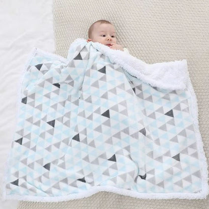 Couverture bébé coton bio premium pour sommeil sécurisé