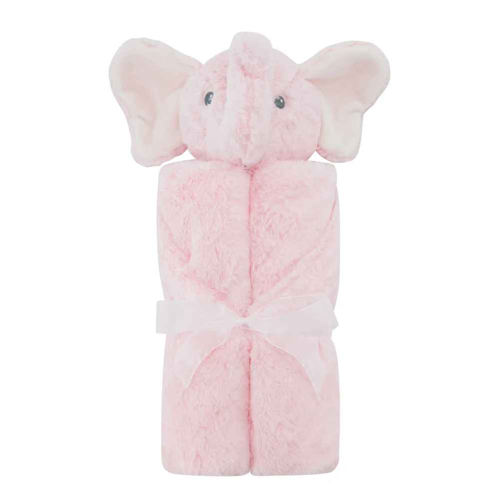 couverture bébé éléphant rose