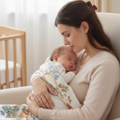 Couverture bébé en coton naturel ultra doux