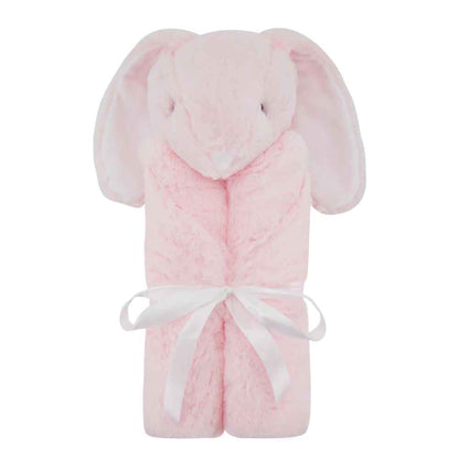 couverture bébé lapin rose