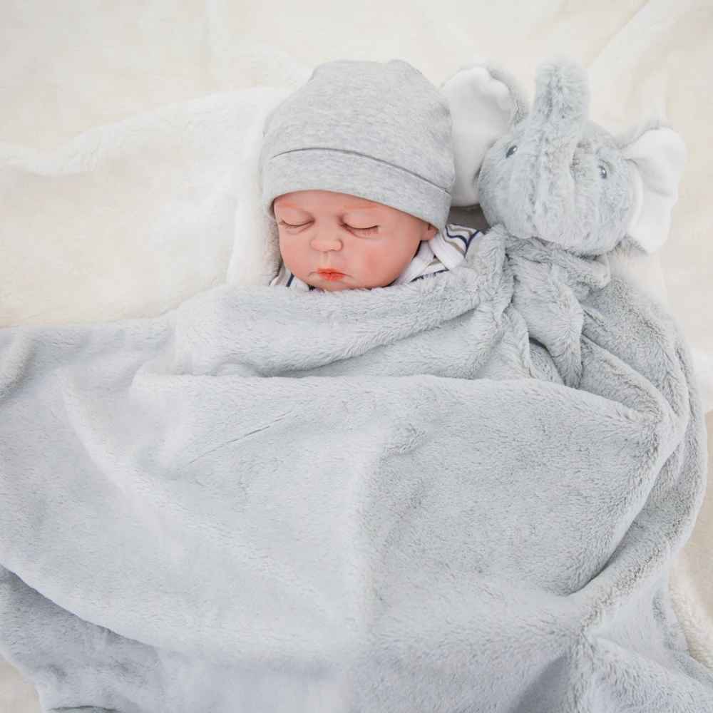 couverture bébé en peluche ultra confortable