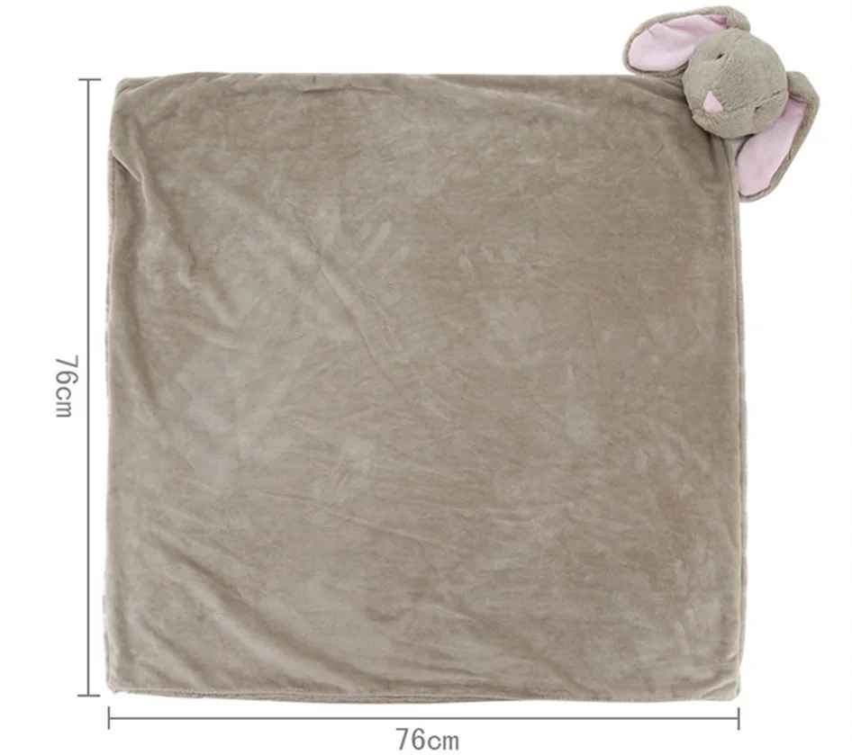 Couverture en peluche bébé pour nouveau-né