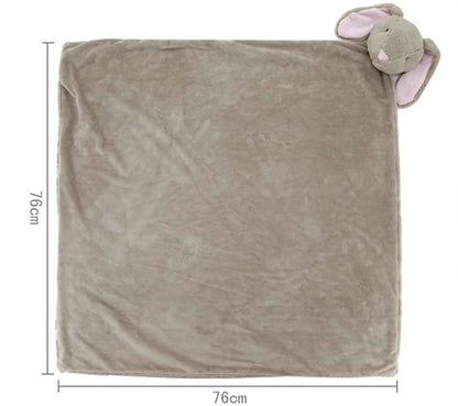 Couverture en peluche bébé pour nouveau-né