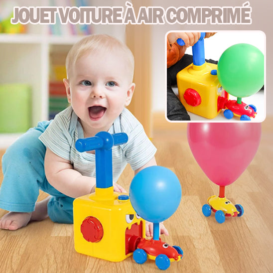 Véhicule lanceur de ballon pour enfant éducatif