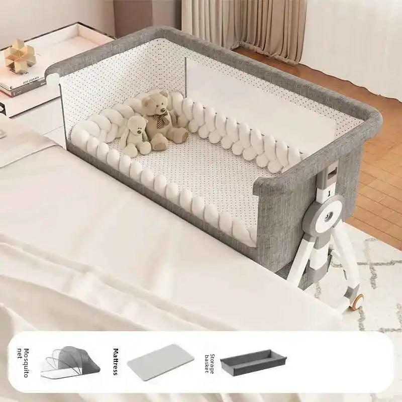 Lit cododo bébé accolé au lit des parents